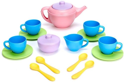 Green Toys Tea Set - PINK TEAPOT