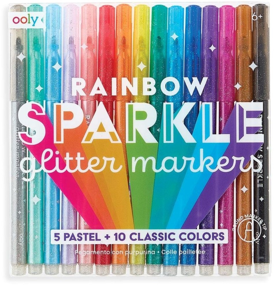 Ooly - Pennarelli glitterati Rainbow Sparkle