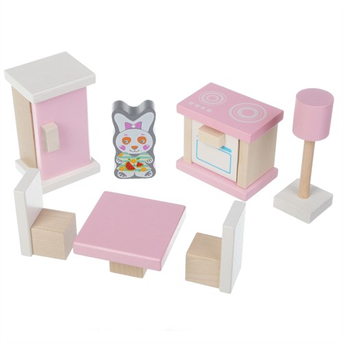 Cubika Wooden toy Furniture set 3""""