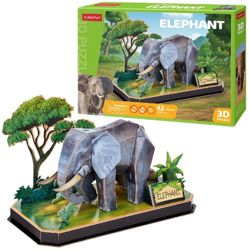 Cubic Fun 3d Puzzel Olifant