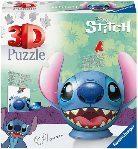 Merkloos 3D Stitch met oren (72)