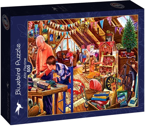 Bluebird Puzzle Attic Playtime - 500 Teile