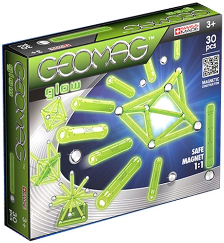 Geomag Color Glow 30 pcs giocattolo magnetico al neodimio 30 pezzo(i) Verde