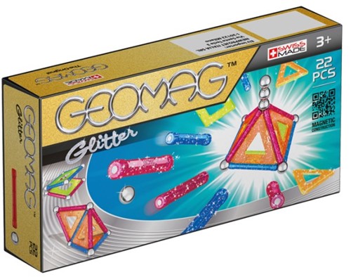 Geomag Panels Glitter 22 pcs giocattolo magnetico al neodimio 22 pezzo(i) Multicolore