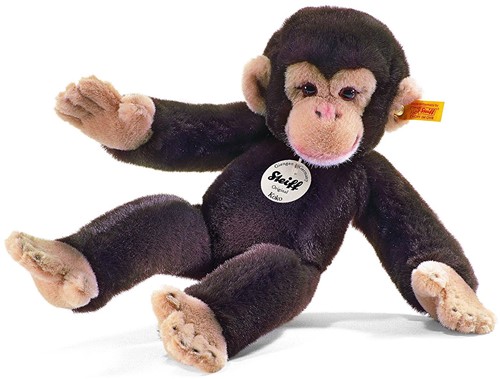 Steiff pluche Koko chimpanzee, dark brown - 35 cm