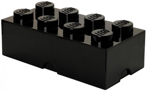Opbergbox Brick 8 Zwart