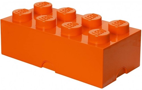 Opbergbox Brick 8 Oranje