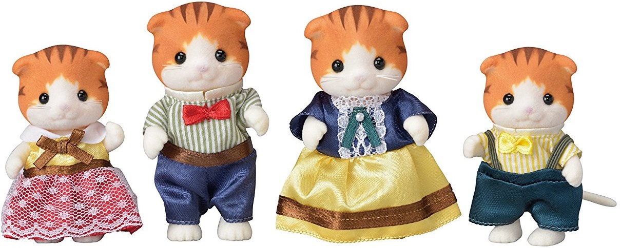 Sylvanian Families La Famille Chat Roux 5290