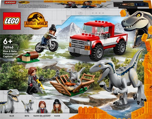 LEGO Jurassic World - Blue & Beta velociraptorvangst 76946