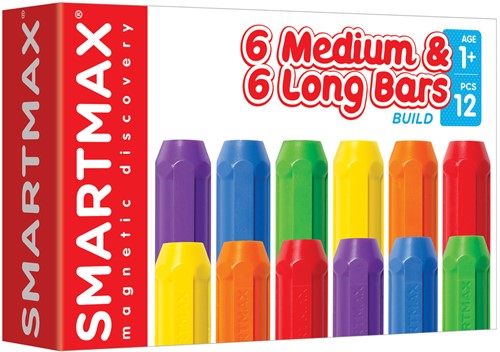 SmartMax XT set - 6 medium + 6 long bars