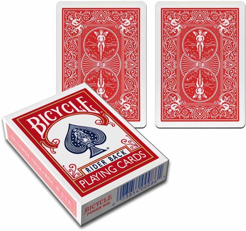 Bicycle Bicycle goochel/Magic Cards Rood/Rood