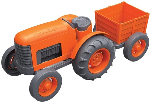 Green Toys Tractor Orange