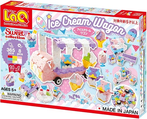 LaQ Sweet Collection ICE CREAM WAGON