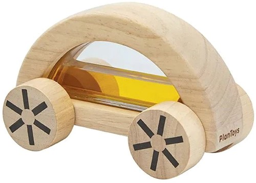 PlanToys Giocattoli in legno Wautomobile-giallo