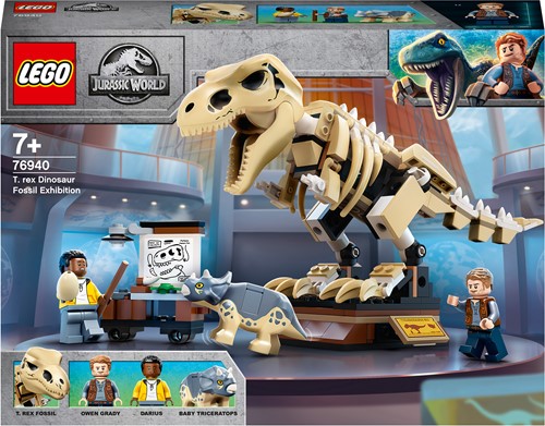 LEGO Jurassic World - Tentoonstelling dinosaurusfossiel van T. rex 76940