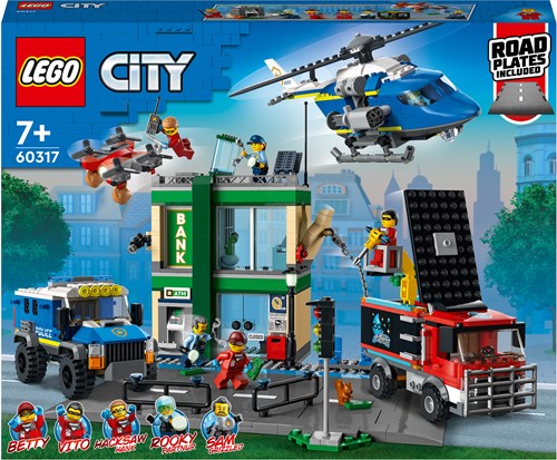 LEGO City Police - Politieachtervolging bij de bank 60317