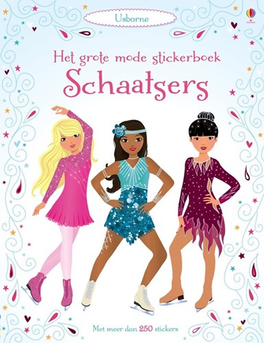 Harlekijn Het grote mode stickerboek: Schaatsers. 4+