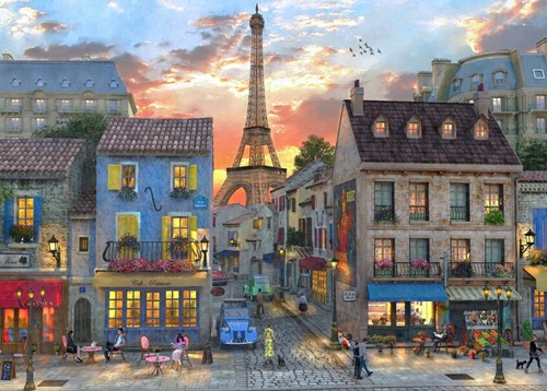 Bluebird Puzzle Streets of Paris - 500 Teile