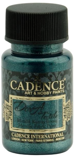 Cadence Cadence Dora Metallic Textielverf 50 ml Petrol