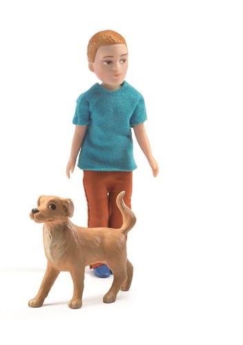 Djeco Maisons de poupées Xavier et son chien