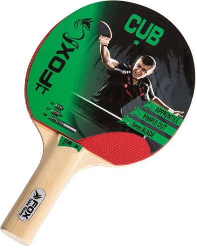 Fox TT Cub 1 Star Table Tennis Bat -  -