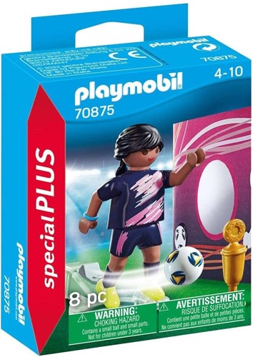 Playmobil Special Plus Voetbalster met doelmuur