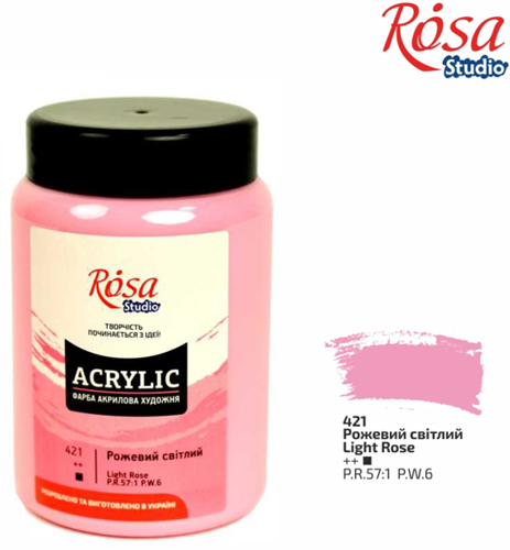 Rosa Studio Rosa Studio Acrylverf 400 ml 421 Light Rose