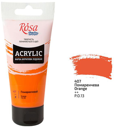 Rosa Studio Rosa Studio Acrylverf 75 ml 407 Orange