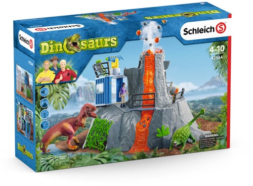 Schleich Dinosaurs Vulkaan Expeditie Basiskamp - 42564