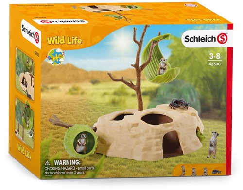 Schleich Wild Life Stokstaartjes Verblijf - 42530