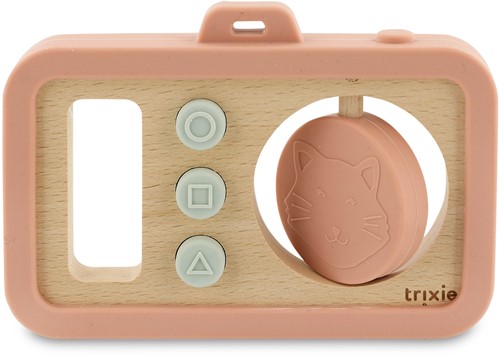 Trixie Houten Siliconen  Baby Camera  - Mrs. Cat